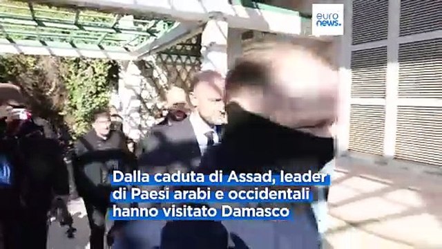 Visita in Siria dei ministri degli Esteri tedesco e francese: i primi dall'Ue dalla caduta di Assad