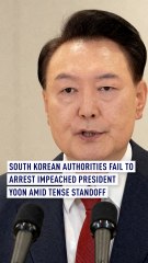 South Korean authorities fail to arrest impeached President Yooon amid tense standoff