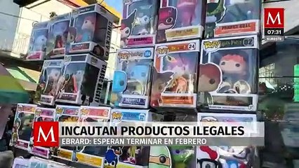 México combate productos ilegales; Ebrard prevé fin de operativo en febrero