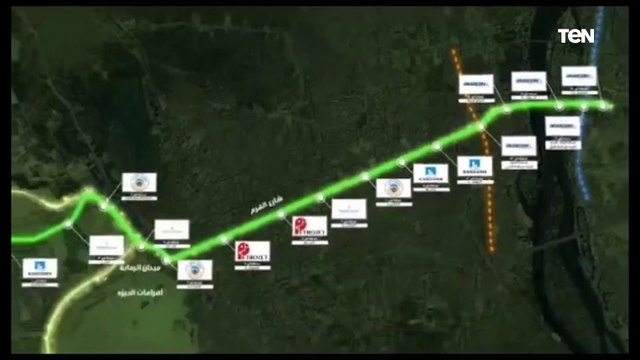 شاهد احدث تصوير جوي لأعمال تنفيذ مشروع المرحلة الاولى من الخط الرابع لمترو الأنفاق