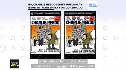 No, Charlie Hebdo didn't publish an issue with Zelenskyy as a caricature of Quasimodo