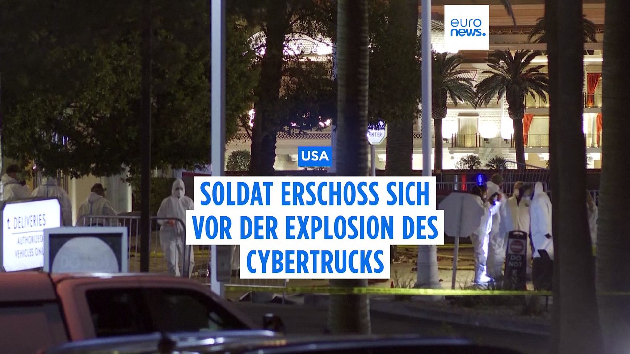 Soldat erschoss sich vor der Explosion des Cybertrucks