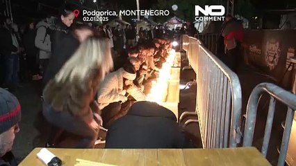Veglia a lume di candela in Montenegro, che piange le 12 vittime di una sparatoria