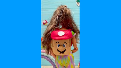 Real Mini Backpack For Doll🌈 #shorts