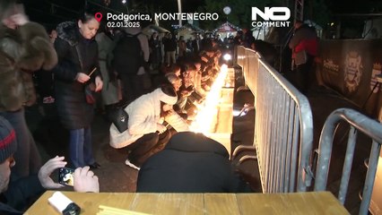 مونتينيغرو: وقفة احتجاجية على ضوء الشموع لوداع ضحايا حادث إطلاق النار المأساوي