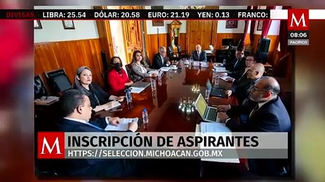 Inicia inscripción para magistrados y jueces al Poder Judicial en Michoacán