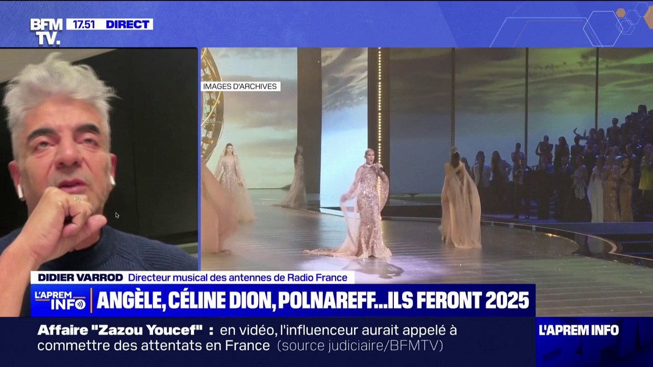 Didier Varrod: "Ce qui est le plus attendu, c'est le retour de Celine Dion"