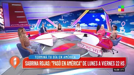 Sabrina Rojas en "Intrusos": "No estaría con un hombre casado", y dijo: "Con Luciano tenemos poca relación"