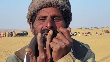 Rajasthani morchank instrument #rajasthan #rajasthanisong #desertlife #village #villagelife