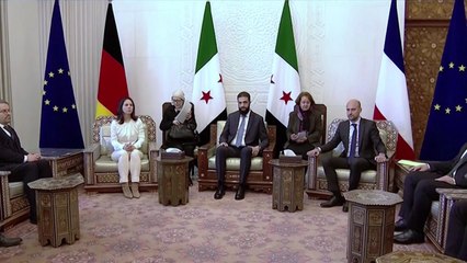 시리아 방문한 독일·프랑스 외무장관, 과도정부 수장 만나 / YTN