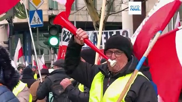 Pologne : les agriculteurs protestent avant le gala de la présidence tournante de l'UE