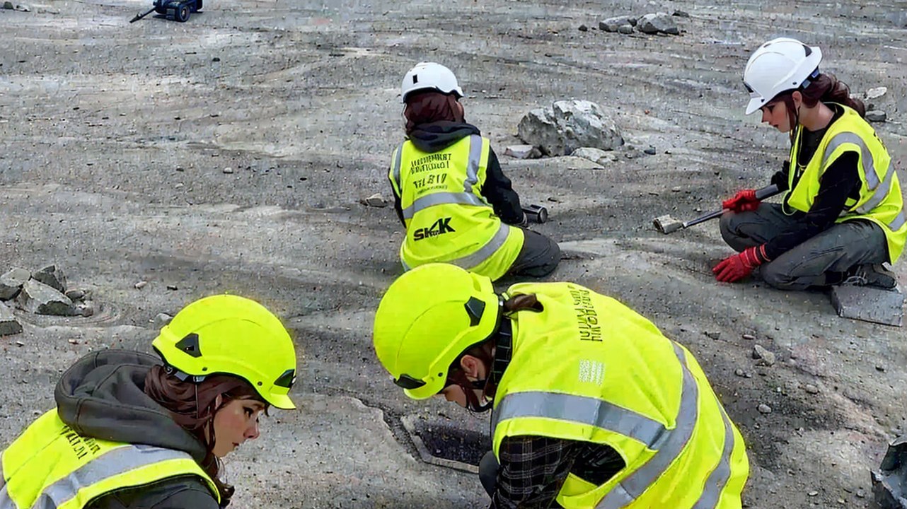 Découverte impressionnante de près de 200 empreintes de dinosaures au Royaume-Uni