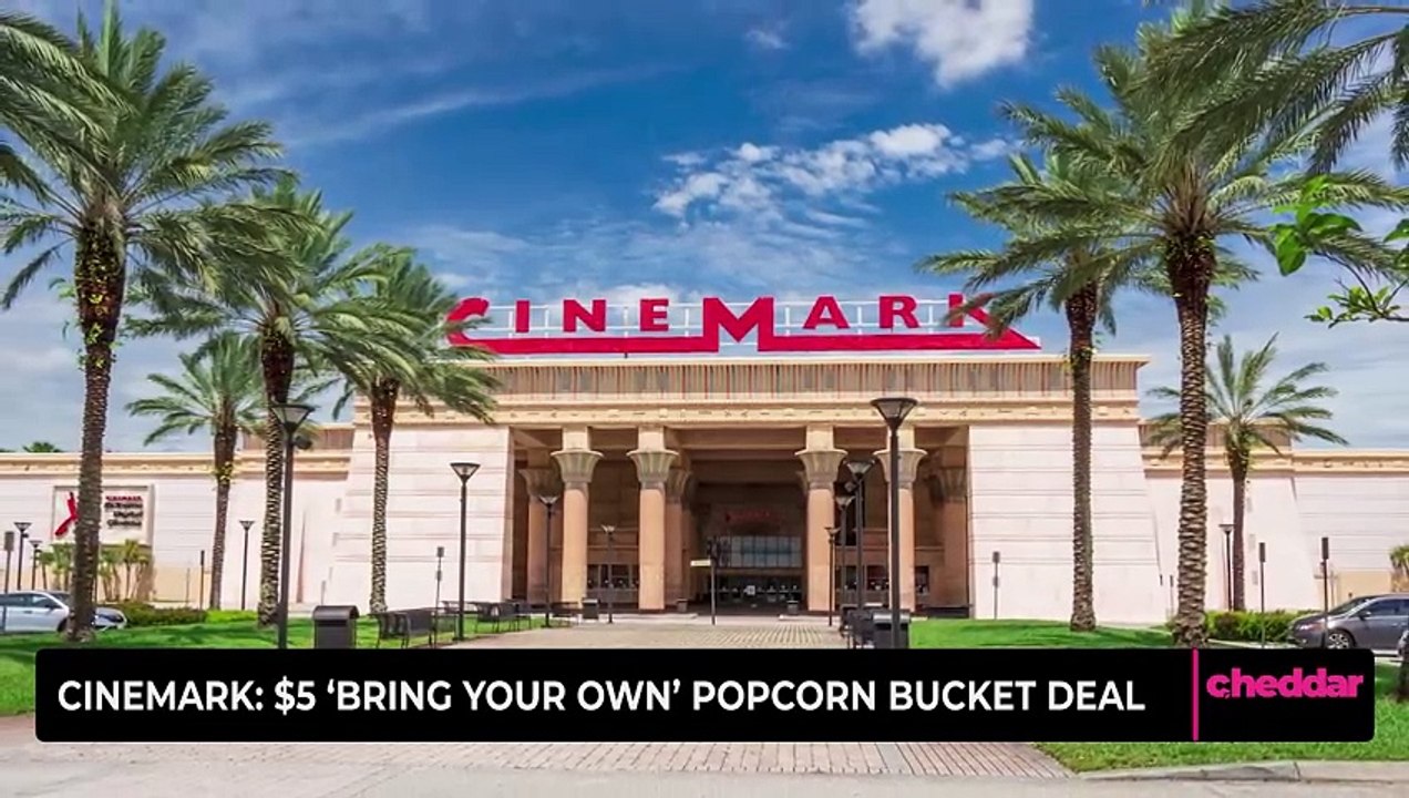 Cinemark: $5 ‘Bring Your Own’ Popcorn Bucket Deal
