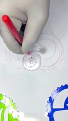 Dinlendirici Görsel Sanat  Sihirli Cetvel  #spirograph #art #satisfying