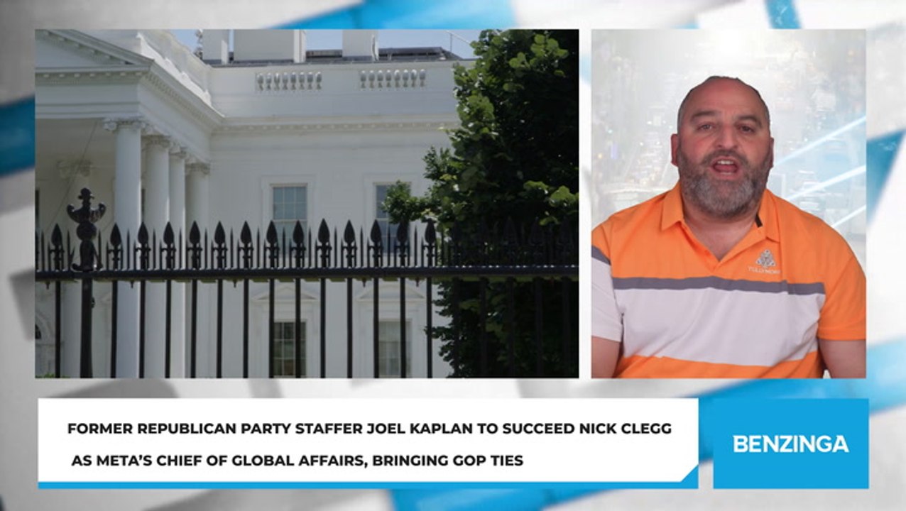 Former Republican Party Staffer Joel Kaplan To Succeed Nick Clegg As Meta’s Chief Of Global Affairs, Bringing GOP Ties