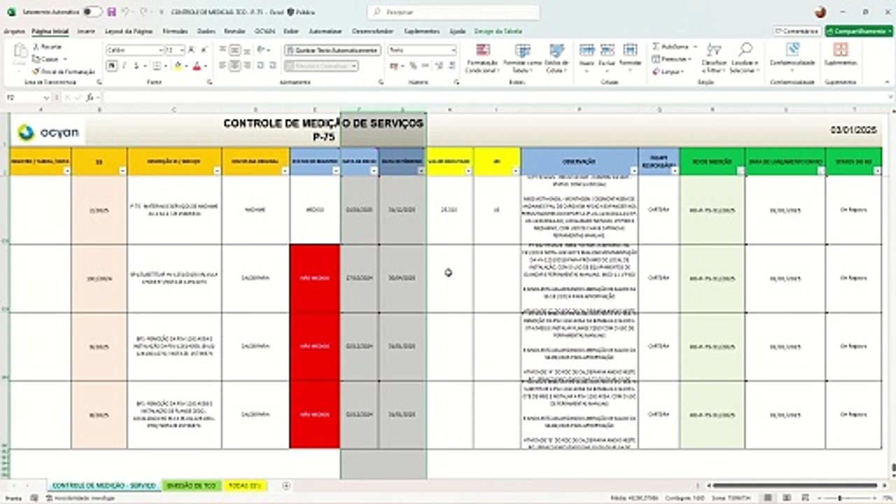 CONTROLE DE MEDIÇÃO