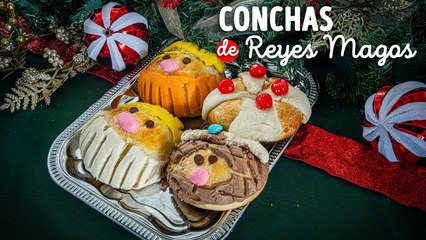 ¡Todos amarán estas deliciosas CONCHAS de los Reyes Magos! Atrévete a prepararlas en casa.