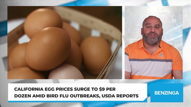 California Egg Prices Surge to $9 Per Dozen Amid Bird Flu Outbreaks, USDA Reports
