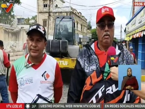 Trujillo I Más de 100 toneladas de asfalto en dos días se han colocado en el mcpio. Valera