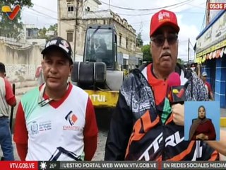 Trujillo I Más de 100 toneladas de asfalto en dos días se han colocado en el mcpio. Valera