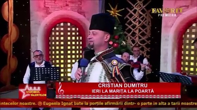 Cristian Dumitru - Ieri la Marita la poarta (Izvorul talentelor - Favorit TV - 21.12.2024)
