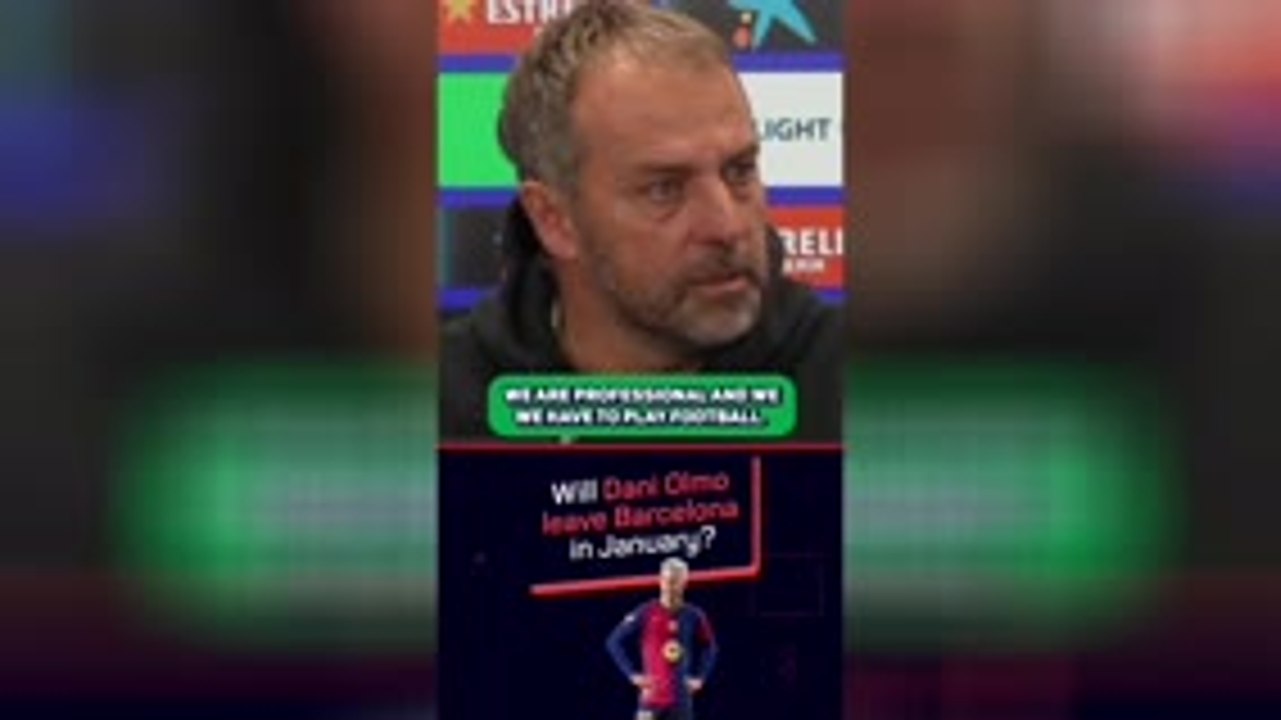 Flick 'unhappy' with Barcelona over Olmo saga