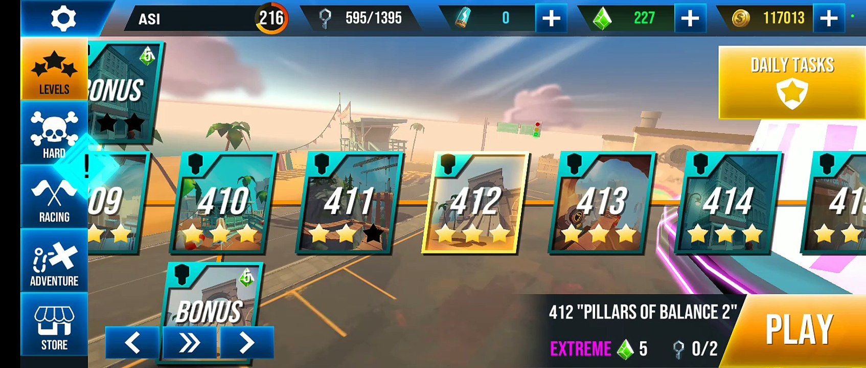 Stunt Car Extreme - Level 412 "PILLARS OF BALANCE 2"