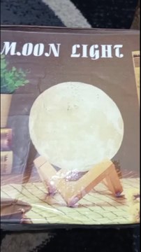 Led Moon Ball Lamp – 3d Printed Lunar Lamp Colorful Night Light For Kids