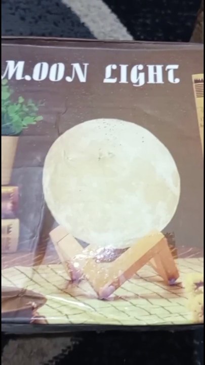 Led Moon Ball Lamp – 3d Printed Lunar Lamp Colorful Night Light For Kids