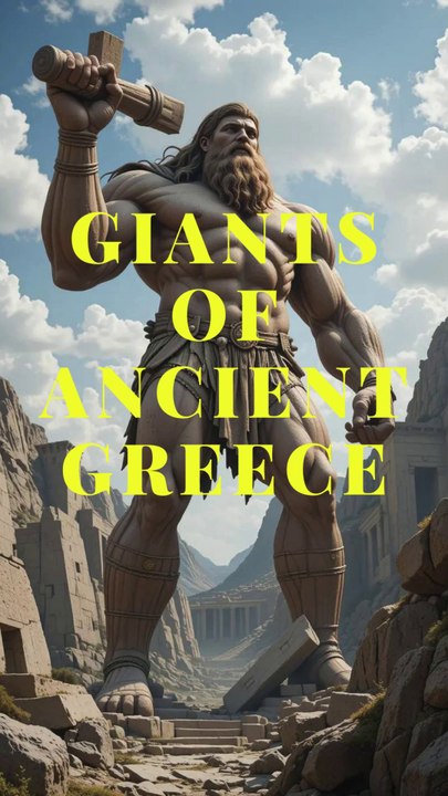 "Unbelievable! Ancient Greek Giants Building Monuments with Massive Strength 💪🏛️" #history
