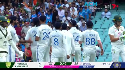 Controversial Incidents in India-Australia Test Series | Channel 7 Footage