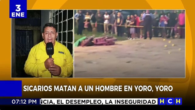 Pistoleros le quitan la vida a un hombre en Yoro