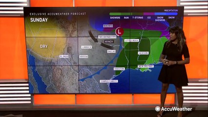 Severe storm threat expected on the Gulf Coast this Sunday