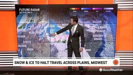 Winter storm to hammer the Midwest with snow and ice this weekend