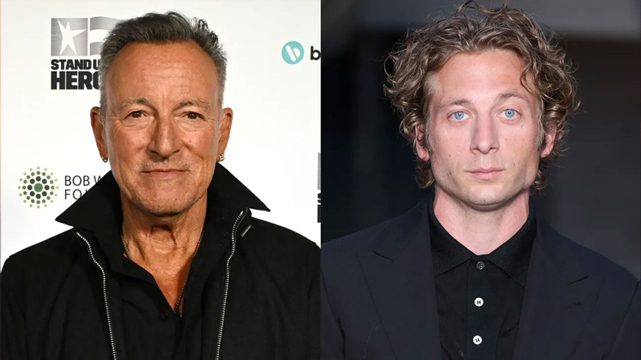 Bruce Springsteen Says Jeremy Allen White Sings "Very Well" in Upcoming Biopic | THR News Video