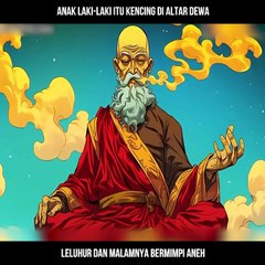 Anak laki-laki itu kencing di altar dewa leluhur dan malamnya bermimpi aneh