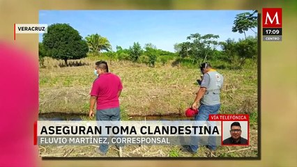 Autoridades aseguran toma clandestina tras fuga de hidrocarburo en Veracruz