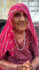 Hundred Age amma #rajasthan #rajasthanlife #village #villagelife #desertlife
