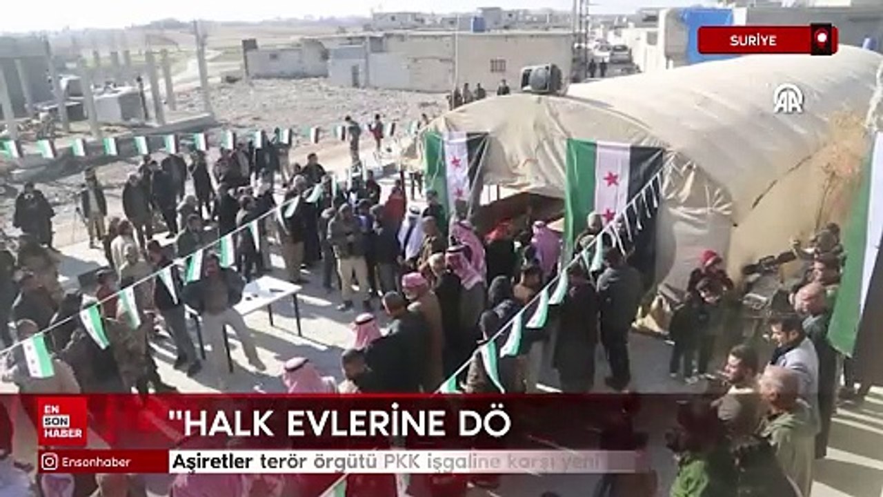 Suriyeli aşiretler terör örgütü PKK işgaline karşı yeni yönetimden destek istedi