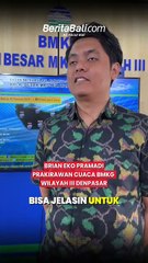 Prakirawan cuaca BMKG Wilayah III Denpasar, Brian Eko Pramadi, mengatakan beberapa wilayah Bali masih diguyur hujan dengan intensitas ringan hingga lebat beberapa hari ke depan