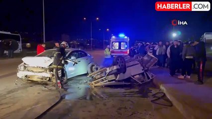 Tofaş Kazası: 3 Kişi Yaralandı, Araç Hurda Yığınına Döndü