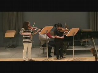 Aurélie joue "Concerto pour 2 violons - JS Bach"