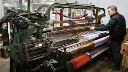Asırlık tezgahta yaşatılan kilim dokuma sanatı