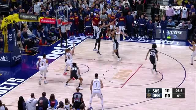 Wembanyama denies Jokic in final seconds as Spurs beat Nuggets
