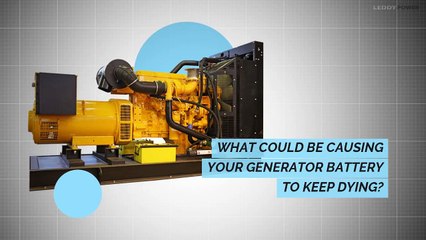 What Could Be Causing Your Generator Battery To Keep Dying