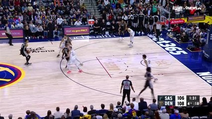 Wemby pump fake and assist bamboozles Nuggets defense