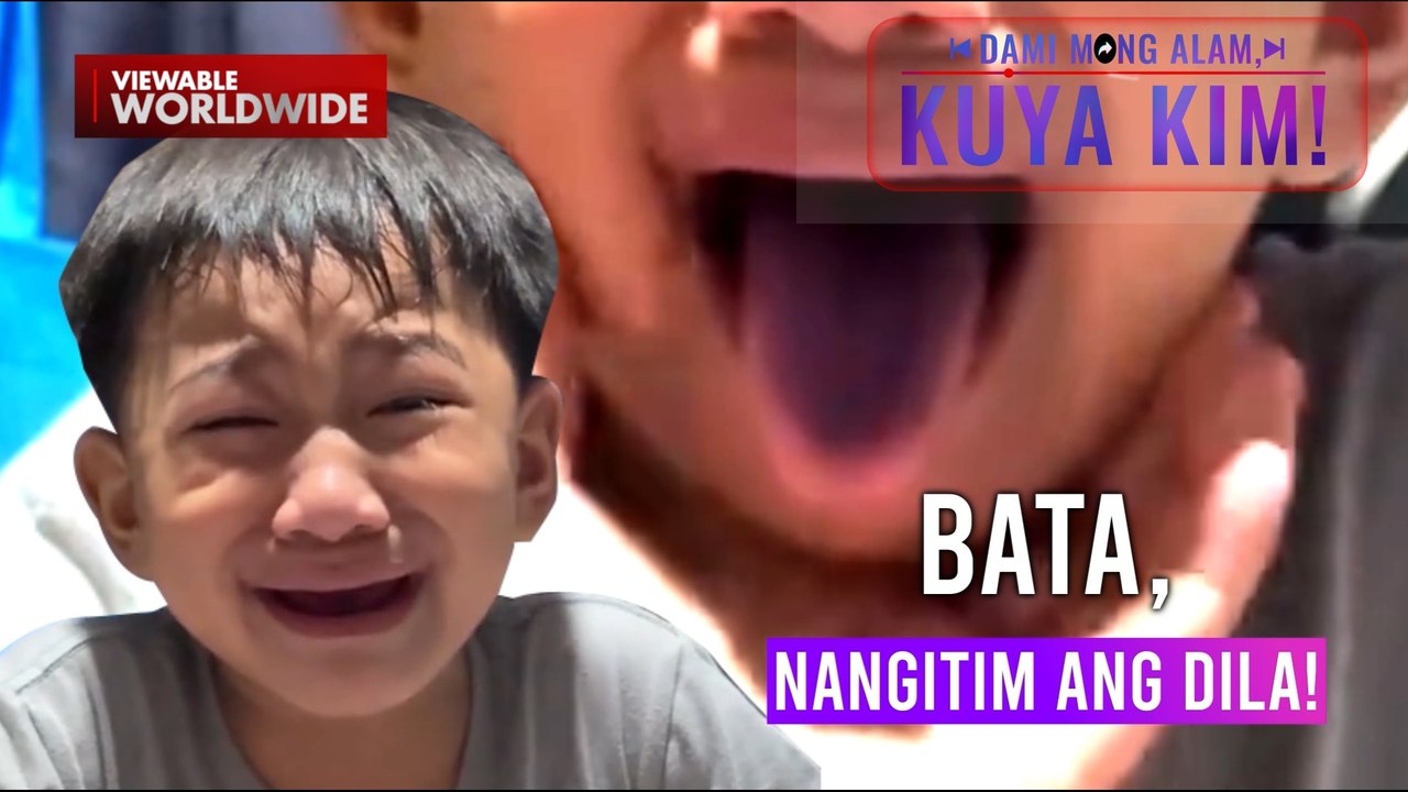 Bata, natakot dahil nakasipsip ng tinta ng ballpen! | Dami Mong Alam, Kuya Kim!