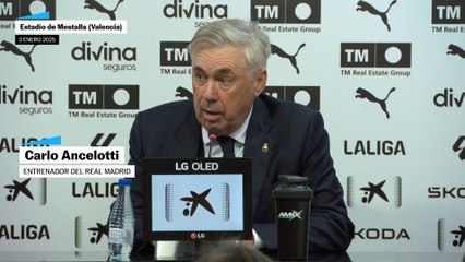 Ancelotti: “No es roja a Vinícius, vamos a recurrir”
