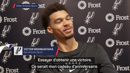San Antonio Spurs - 100 matches en NBA, ses 21 ans, un double anniversaire et "une sacrée aventure" pour Wemby
