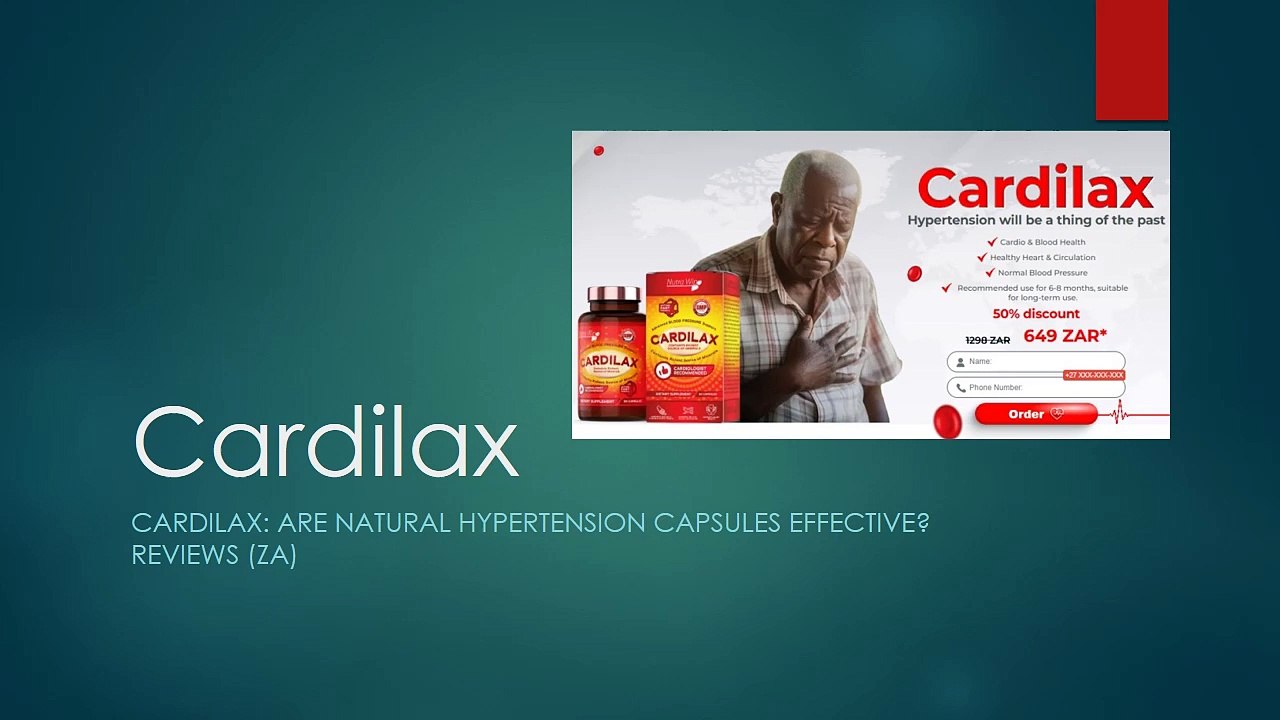 Cardilax Capsules South Africa